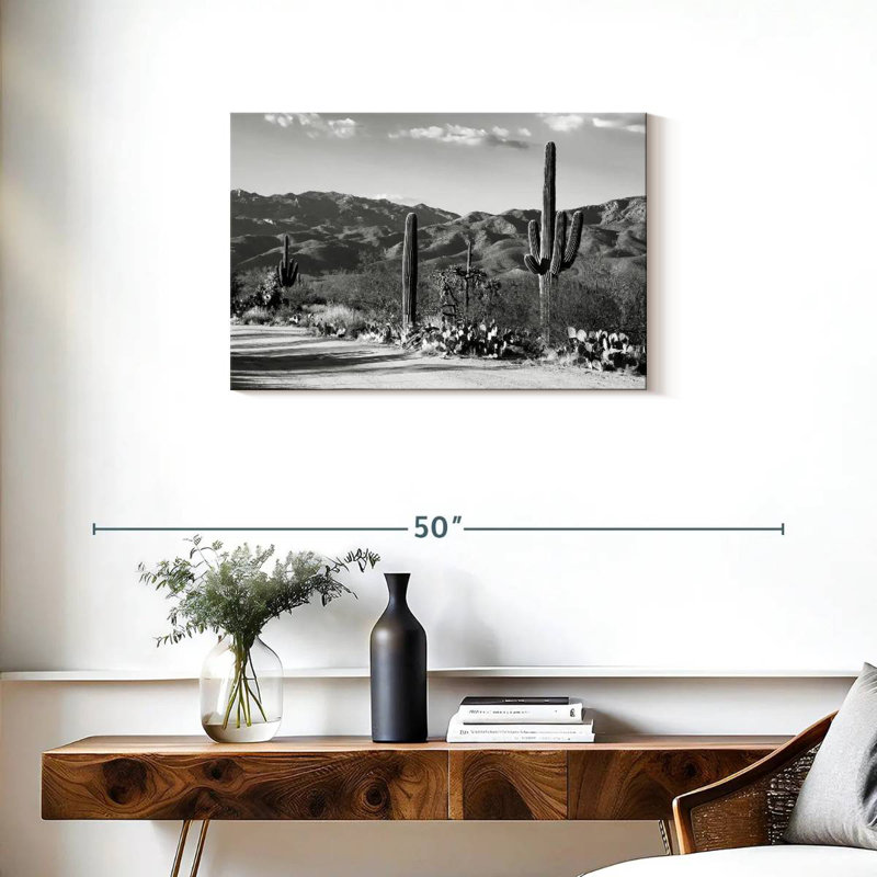 Black Arizona - Sentinel Of The Southwest, 20" H x 30" W