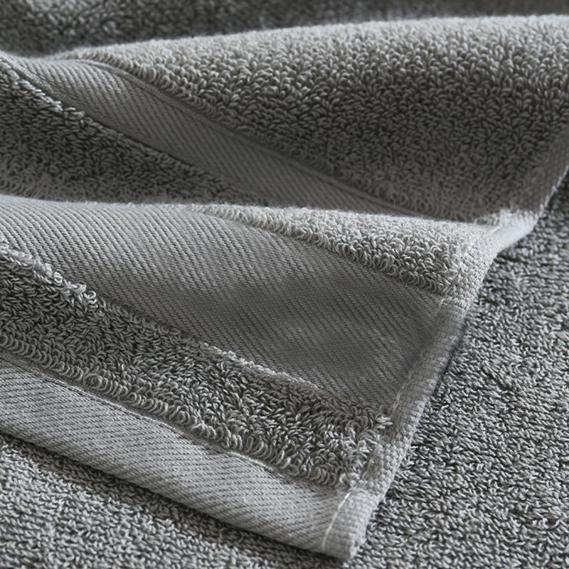 Ensemble de serviettes 6 pièces avec 2 débarbouillettes 2 mains et 2 débarbouillettes, coton doux et absorbant de 380 g / m²