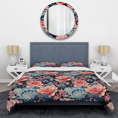Ensemble de housse de couette Mystical Floral Pattern I
