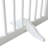 27.6" Height Solid Wood Freestanding Pet Gate, 4 Panels Foldable Dog Gate