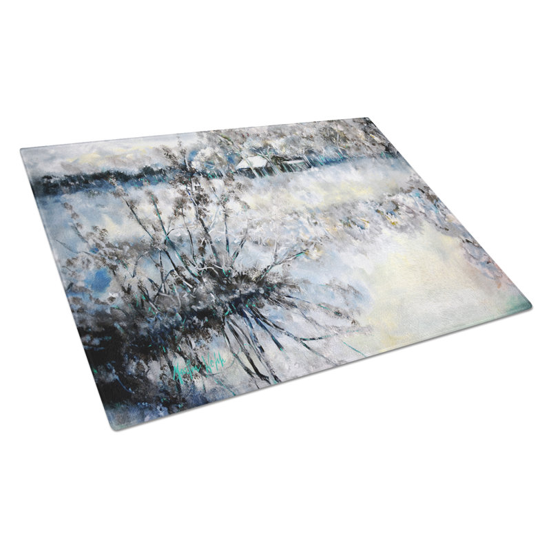 Early Morning Glass Cutting Board