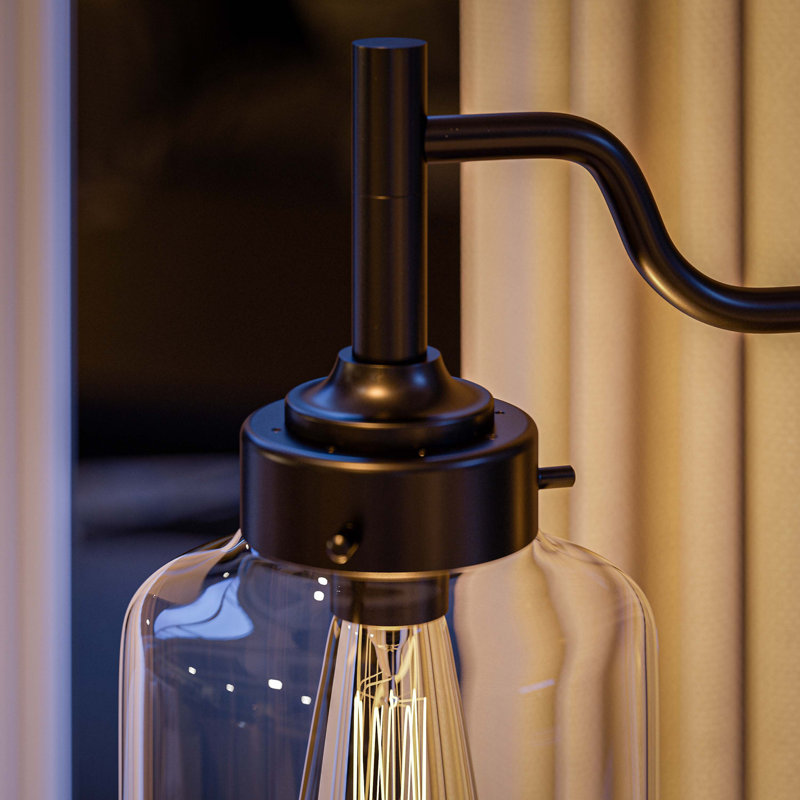 Lampe sur pied Casey - bronze huilé, Bronze frotté à l'huile