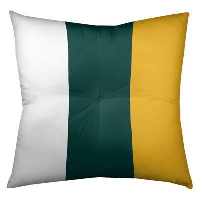 Striped Reversible Throw Pillow