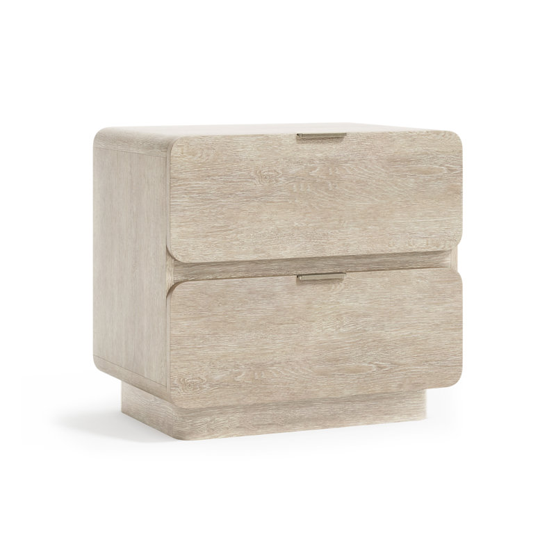 Antibes 2 - Drawer Solid Wood Nightstand