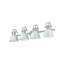 Ensemble de meuble-lavabo 4 lumières Brynnan-107150014-107150003