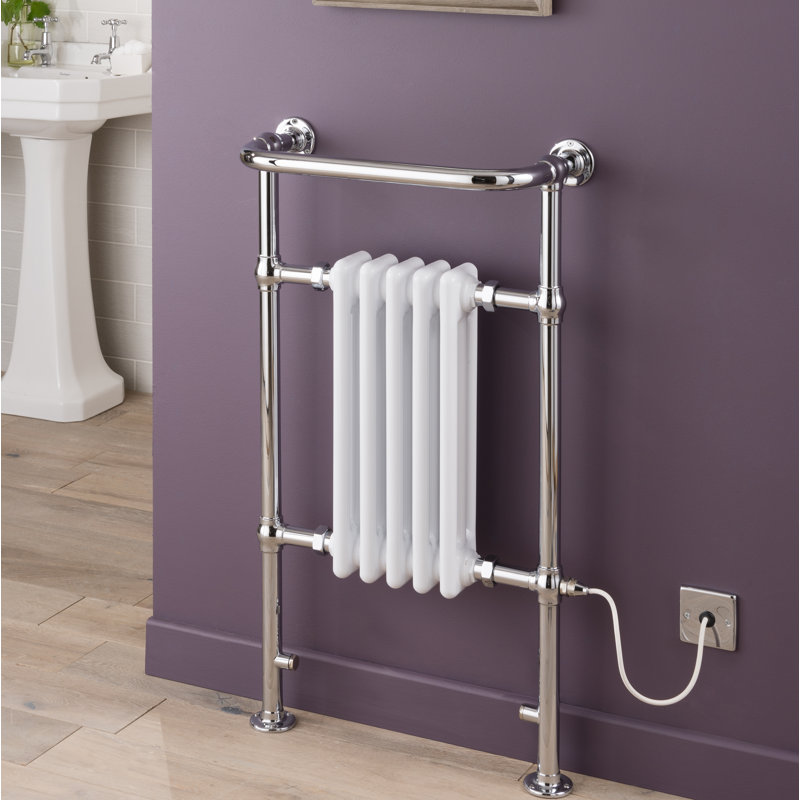 Acton Traditional Towel Rail Heated Towel Rails, 96.3cm x 67.3cm x 23cm, Water-Fed