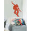 Décalcomanie murale silhouette sport