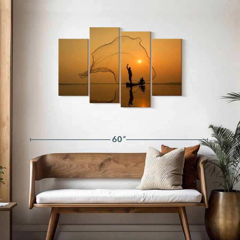 Senne Thai Fishermen, 27" H x 43" W