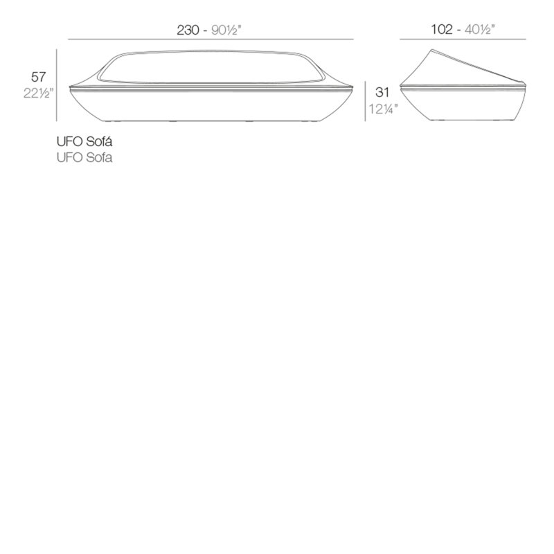 Ufo - Sofa - LED RGBW/Cable