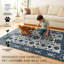  Tapis bleu lavable Dalayla Ramage