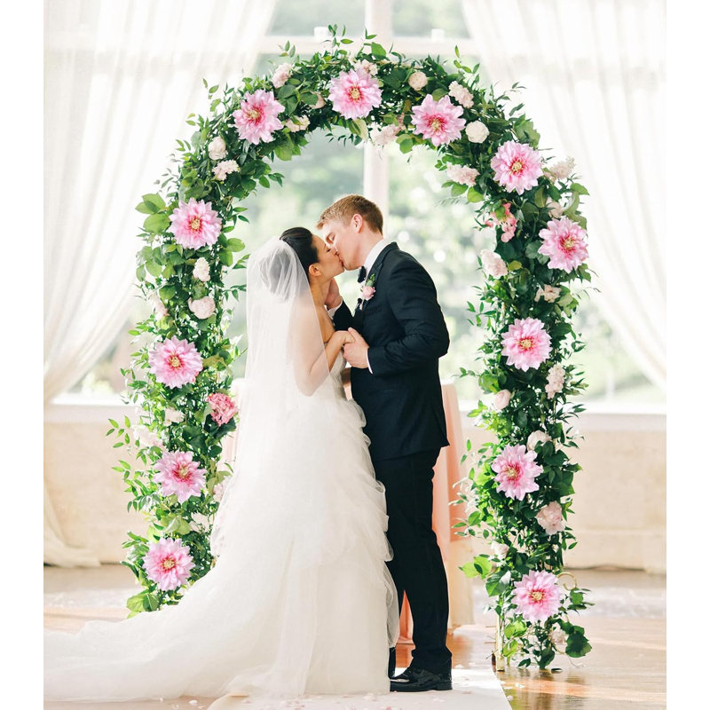 2 Pcs Artificial Dahlia Flowers, Pink
