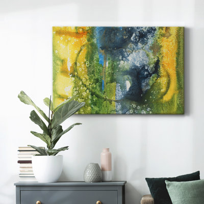 Aquatic Energy III-Gallery Wrapped Canvas