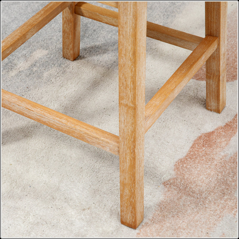 Tabourets de bar rembourrés en tissu, chaises de pub pivotantes à garniture cloutée à 180 °