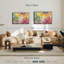 Floral et botanique «Pétales abstraits I, reproduction sur toile»-101455853
