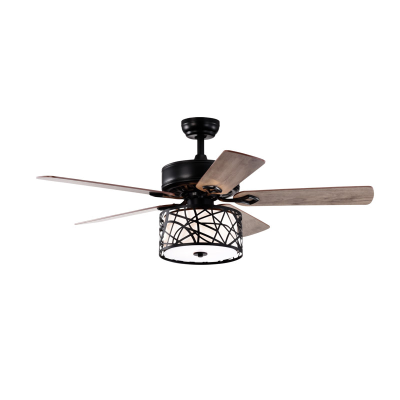 52'' Low Profile Ceiling Fan With Lights
