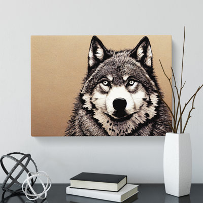 Portrait Of A Wolf Vol.1 - Wrapped Canvas Print