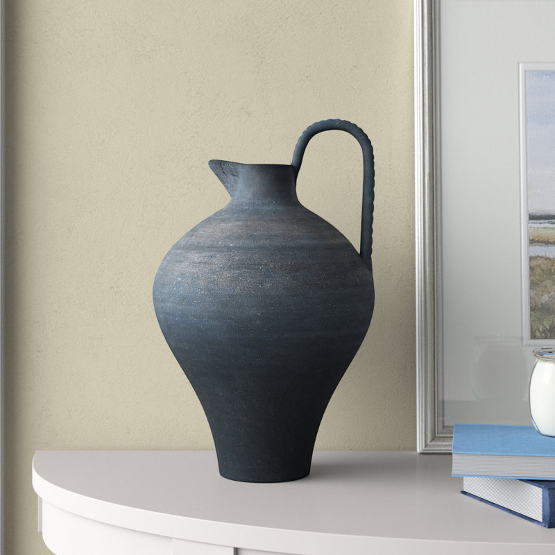 Janaii 14'' Handmade Ceramic Table Vase