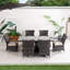 Ensemble de salle à manger rectangulaire pour 6 personnes 71,65 po Ardala Skyla-139898202