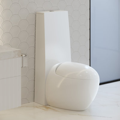 Toilette allongée une pièce à double chasse Plaisir 1,1 / 1,6 gpf