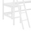 Lit mezzanine simple avec tablettes et bureau