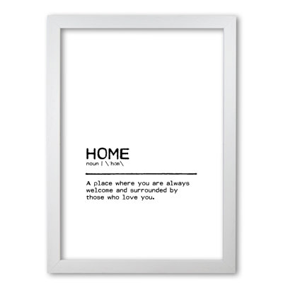 Home Welcome - Print