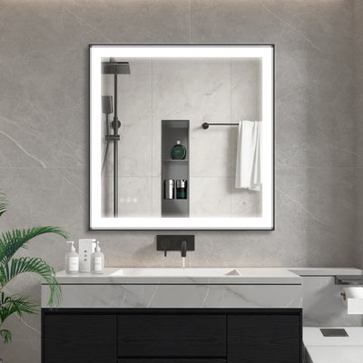 Nafiseh Rectangular LED Anti-Fog Vanity Mirror