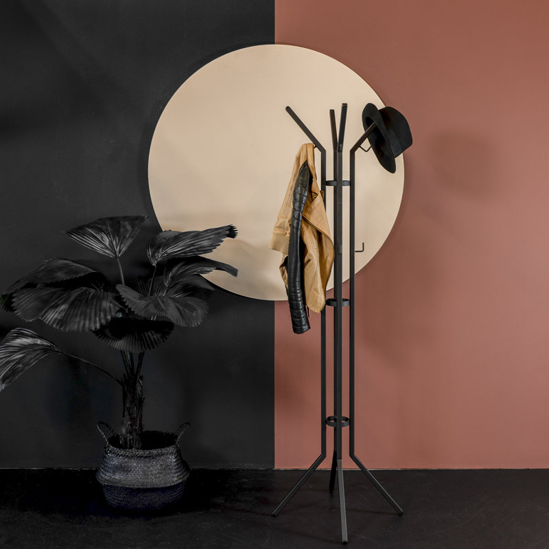 Steel Freestanding 8 - Hook Coat Rack