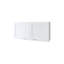 Armoire murale blanche avec 2 portes-150041744