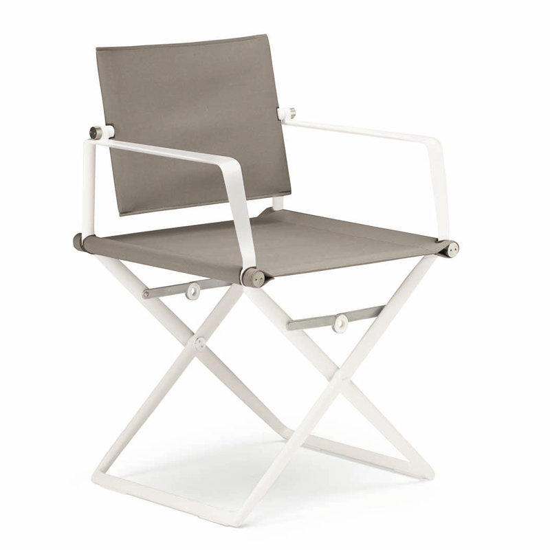 Seax Outdoor Dining Armchair, Sail Taupe, Liapri