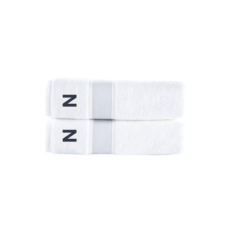 Dieter 2 pcs Bath Towels, N, Silver, Bath Towels - 2 Pack