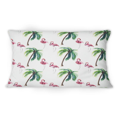 Coussin Tropical Tropical Hawaii Palm Leaves II
