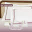 MHG Living Duvet Cover Set Kensington Burgundy Baratta Stitch Design Cotton Bedding - Includes 2 Pillowcases-122257774