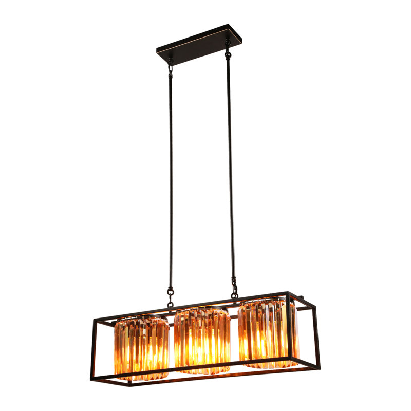3 - Light Brown Kitchen Island Pendant