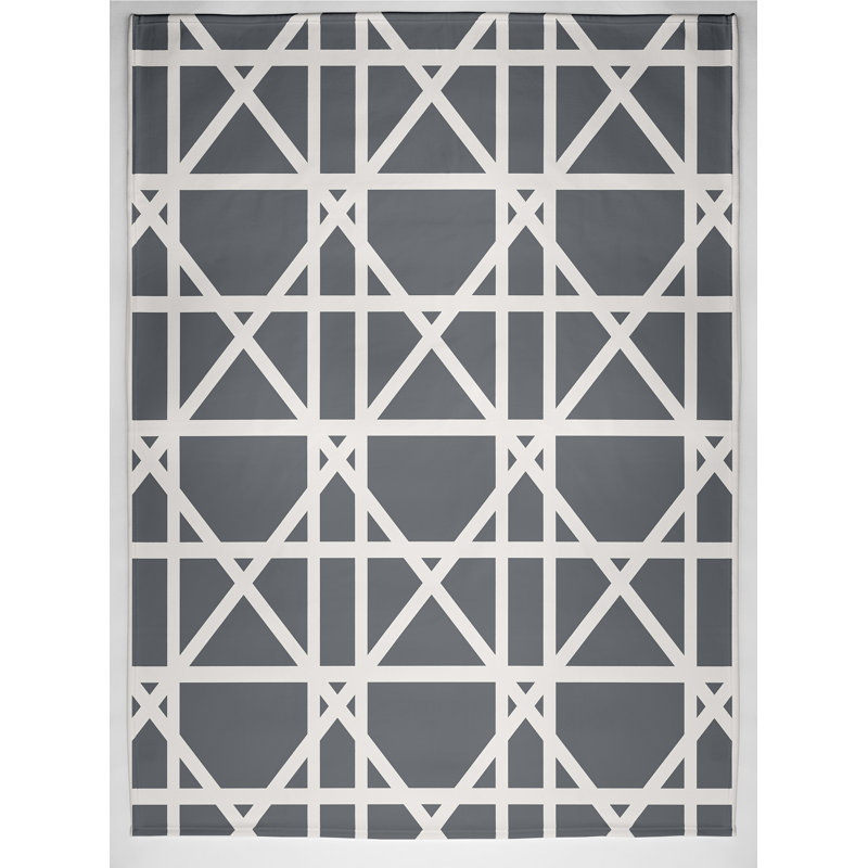 Throw Blanket, 50" H x 60" W x 0.5" D, Gray