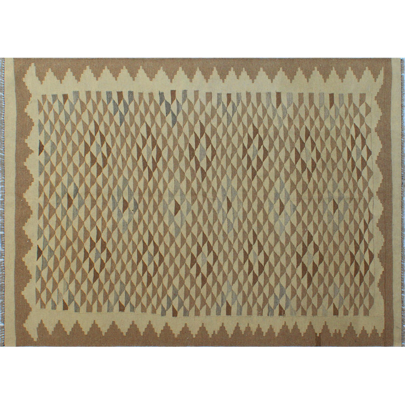 Benge Wool Geometric Indoor Rug