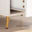 Table de chevet, table de chevet avec 2 tiroirs pour la chambre à coucher, blanc-1409253097