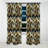 1970S Blue And Gold Damask Art Deco - Abstract Marble Damask Blackout Curtain - 1 Panels-107534275