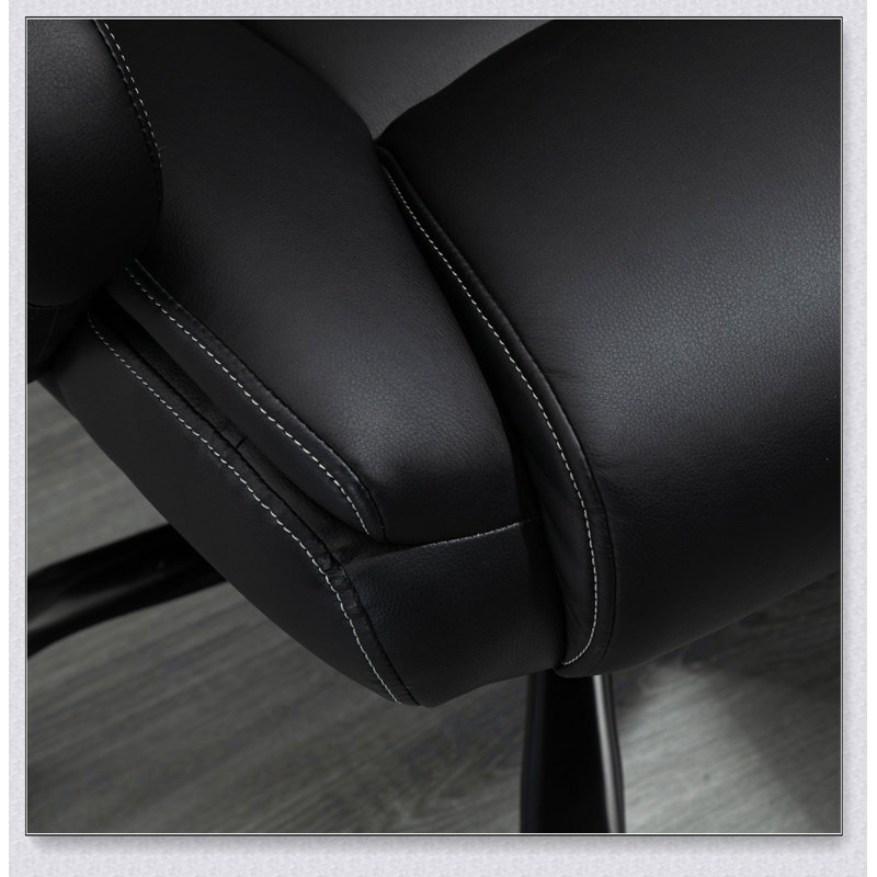 Fauteuil de bureau Big et Tall 400lbs, Noir