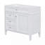 Meuble-lavabo moderne avec rangement abondant et design élégant-563838767