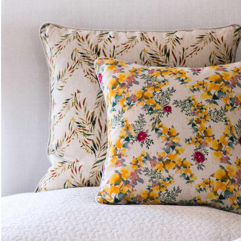 Organic Linen Pillow Cover, Saint Valentine