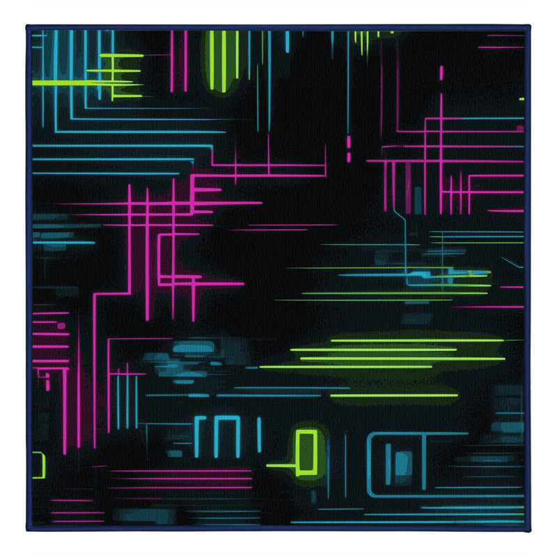 Prism Fade Rug, Square 5'