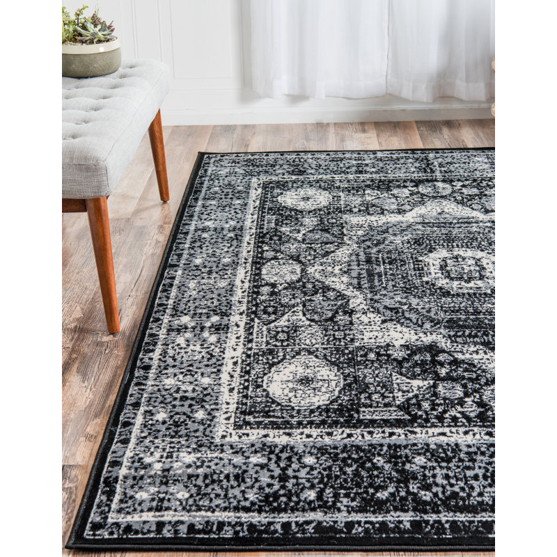 Tapis oriental gris Bchester, Rectangle 10 pi x 13 pi 1 po