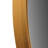 Opra Mirror, Round 24" with Brushed Gold Metal Frame-553203997