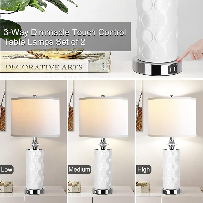 Leshunda Metal USB Table Lamp