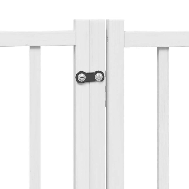 Cateline Solid Wood Dog House Door, 60cm H x 600cm W x 2cm D, White