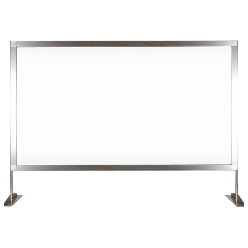 Écran de comptoir Medipanel, H 32,5 po x l 46 po x P 12 po, Transparent