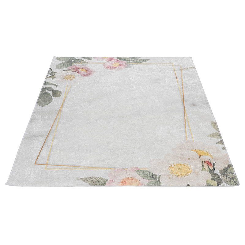 Caimas Floral Area Rug, Rectangle 160 x 230cm
