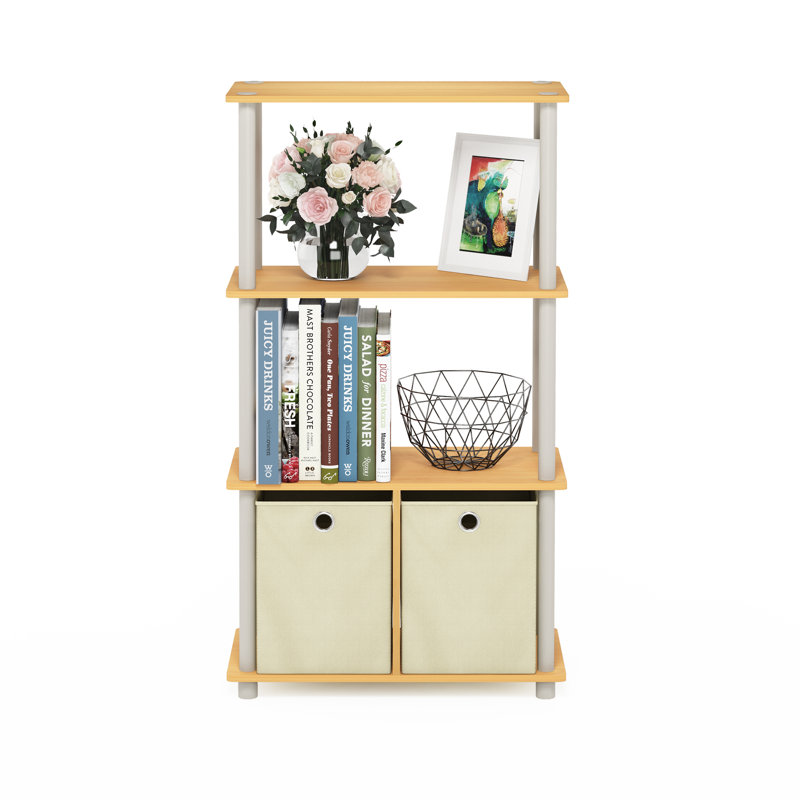Joyner Etagere Bookcase, Steam Beech