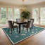 Tapis lavable, motif papillon bohème moderne - Ultra-fin et léger - Résistant aux taches et ne peluche pas - Grand format antidérapant-862993221-862993223
