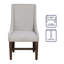 Chaise avec accoudoirs Demone